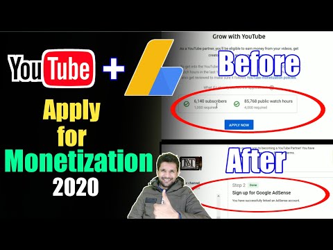 how to apply for monetization on youtube 2020 | youtube monetization kaise kare 2020 | Monetization