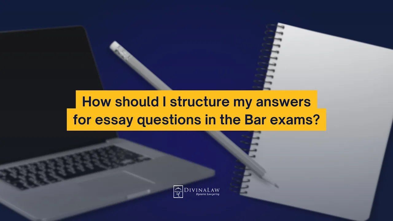 DivinaLaw's Bar Exams Success Tips | Episode 3: Answering Techniques