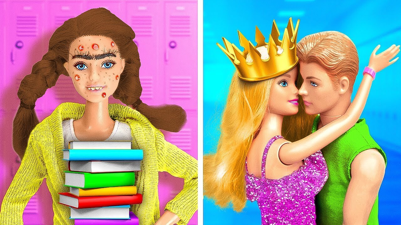 NERD vs PROM QUEEN! 🤓👑 Extreme TikTok Beauty Glow Up!