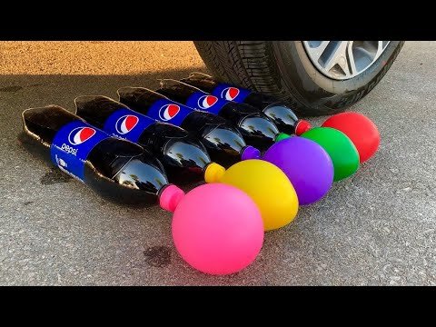 Crushing Experiments! Car vs Crunchy & Soft T...