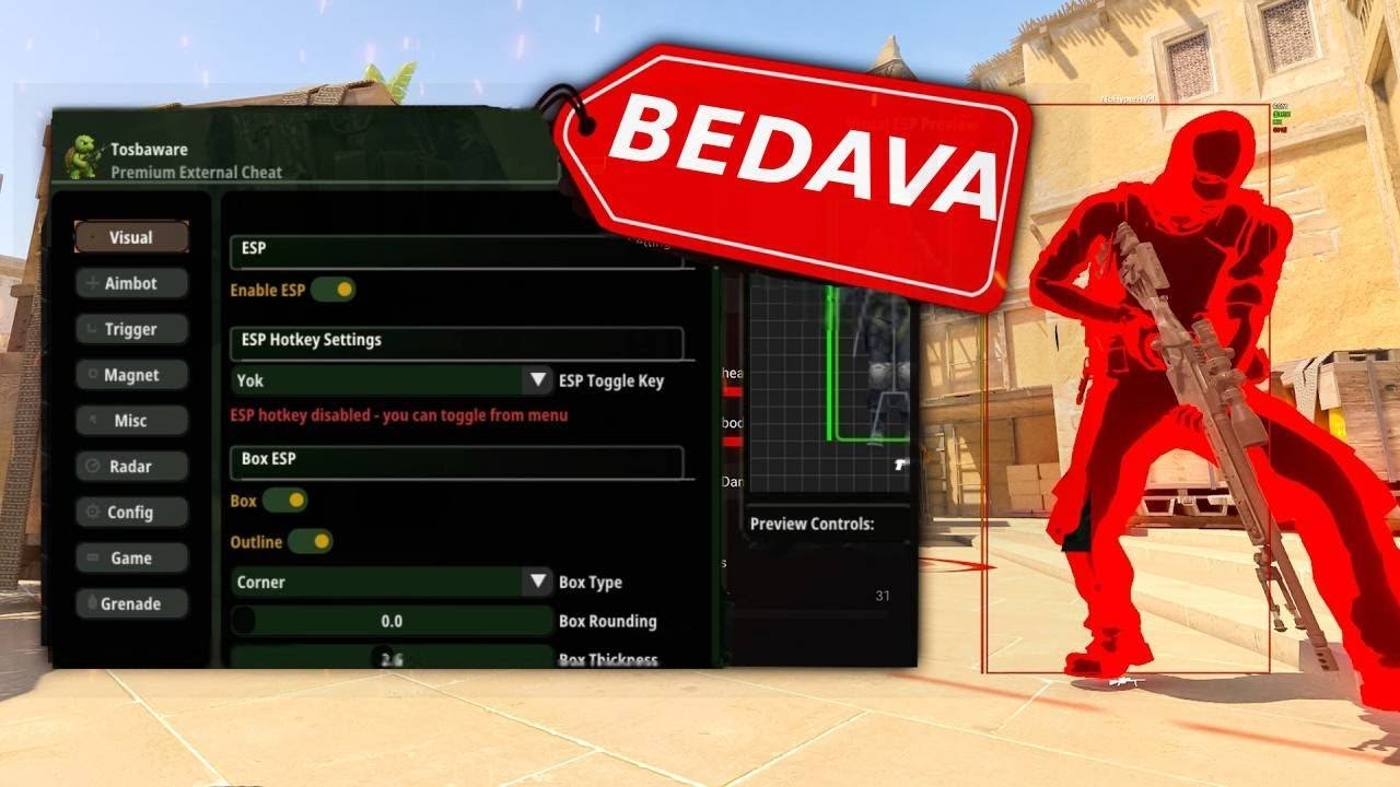 CS 2 TÜRKİYENİN EN İYİ CS2 HİLESİ %100 VAC KORUMALI - CS2 BEDAVA HİLETOSBAWARE