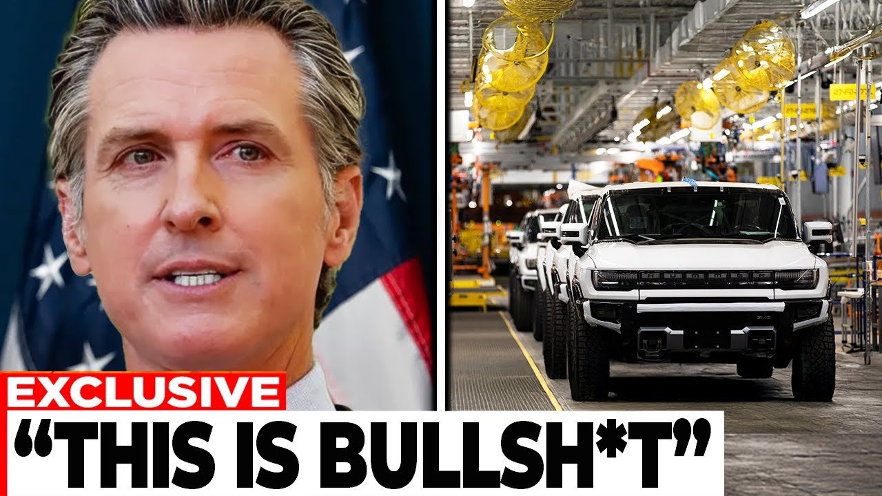 Governor Of California PANICS After Major EV Companies LEAVE California!