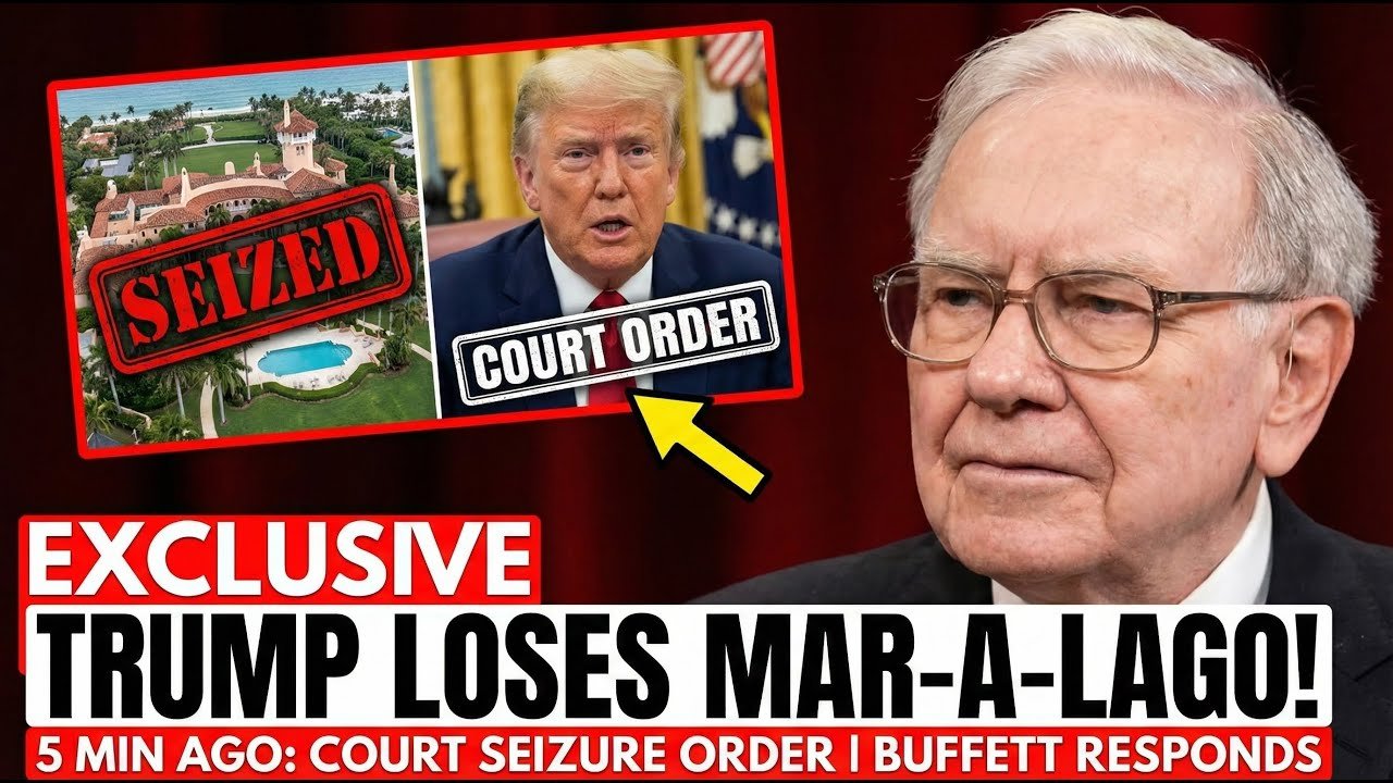 5 MIN AGO: Trump LOSES Control of Mar-a-Lago After Court Seizure Order | Buffett Responds