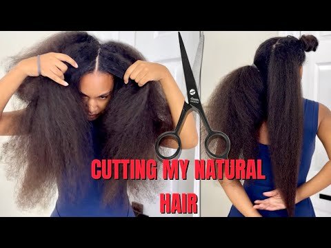 How I Cut & Maintain my Super Long Natural Ha...