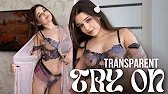 [4K] Trying on a Transparent Robe and Lingerie | A Sensual Moment Just for You