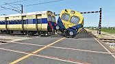 EMU vs MEMU Train | Stops the train | BeamNG.Drive | Train simulator 2025