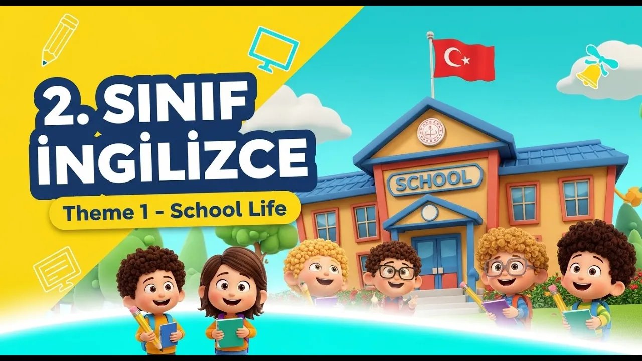 2. Sınıf İngilizce – 1. Tema: School Life (Pa...