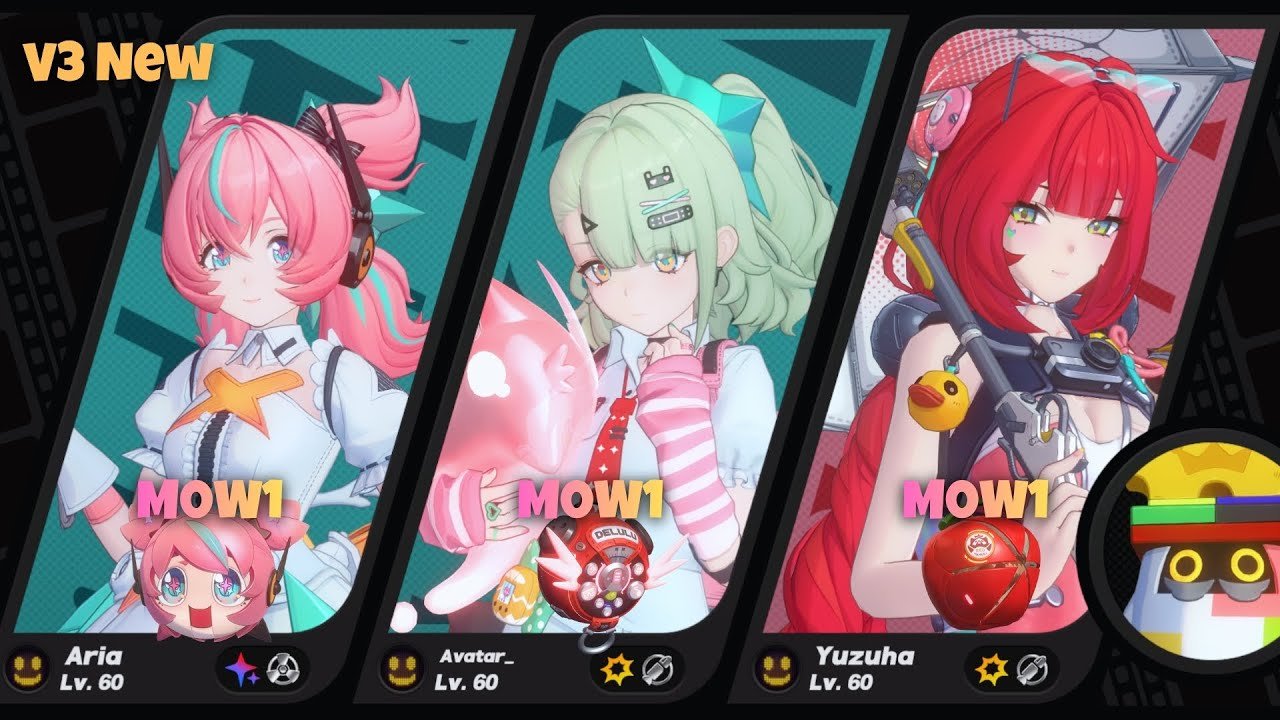 V3 NEW Aria&Sunna Best Team M0W1 Deadly Assault - New Boss | ZenlessZoneZero 2.6