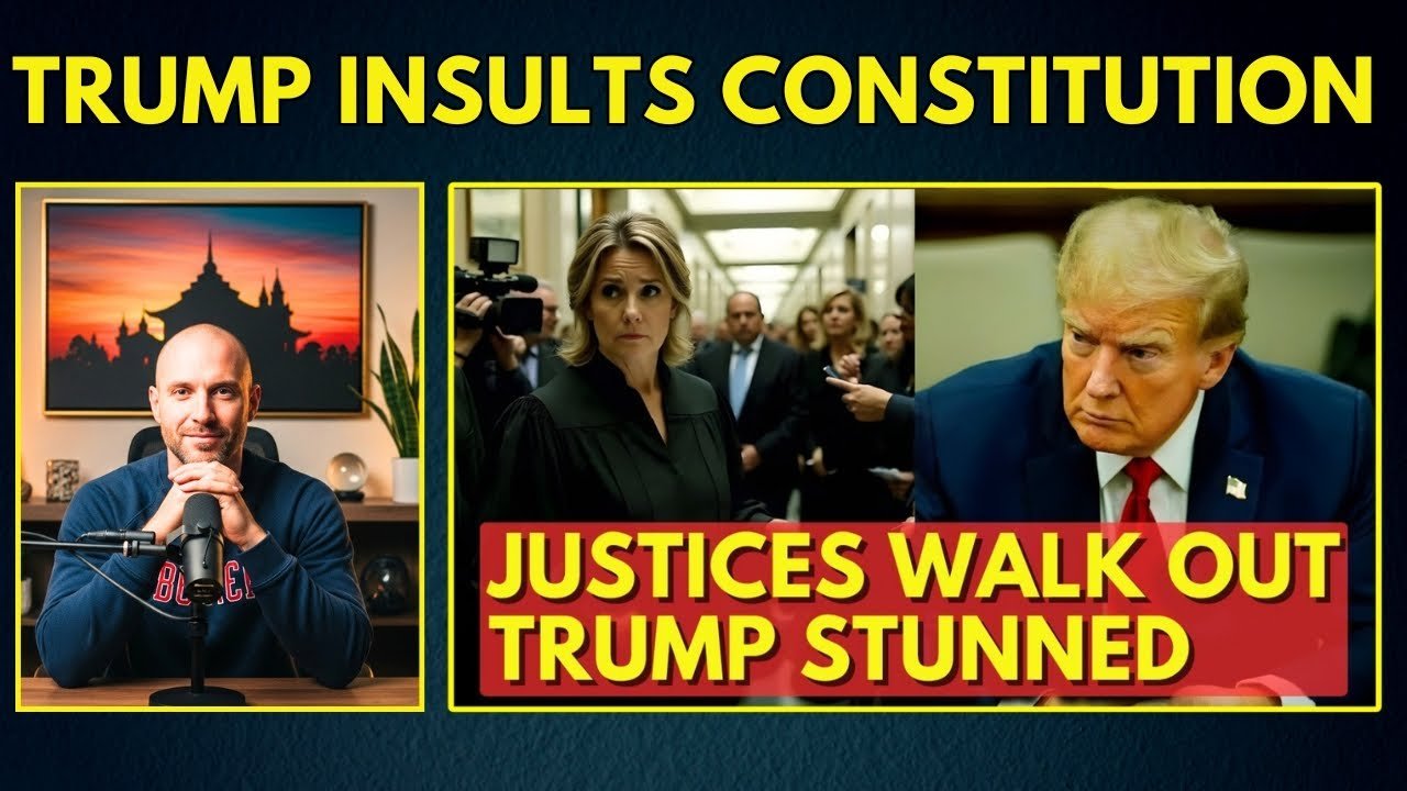 Supreme Court Justice ERUPTS Unprecedented WALKOUT as Trump INSULTS Constitution