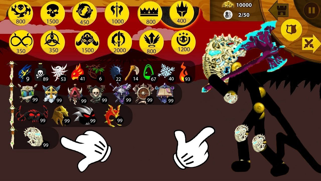 INSANE! Undead Titans & Super Boss Army CRUSH Classic Campaign | Stick War Legacy Mod