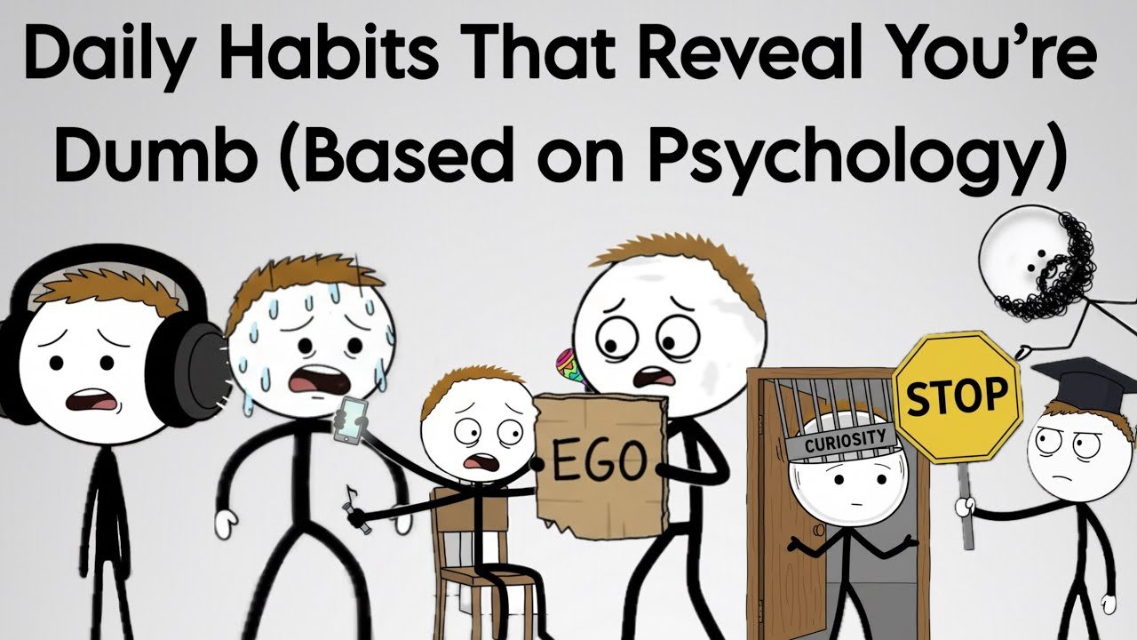 Daily Habits That Reveal You’re Dumb (Based on Psychology)