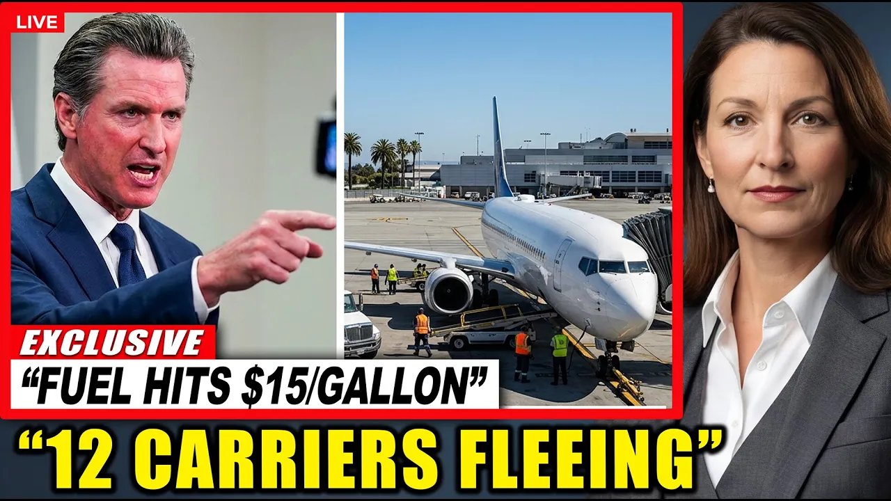 California Governor Responds After Major Airlines Threaten to Cut California Routes Over Fuel Costs