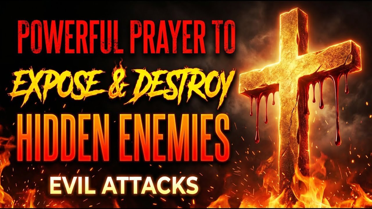 Powerful Night Prayer to Expose and Destroy Hidden Enemies, Witchcraft & Every Evil Attack