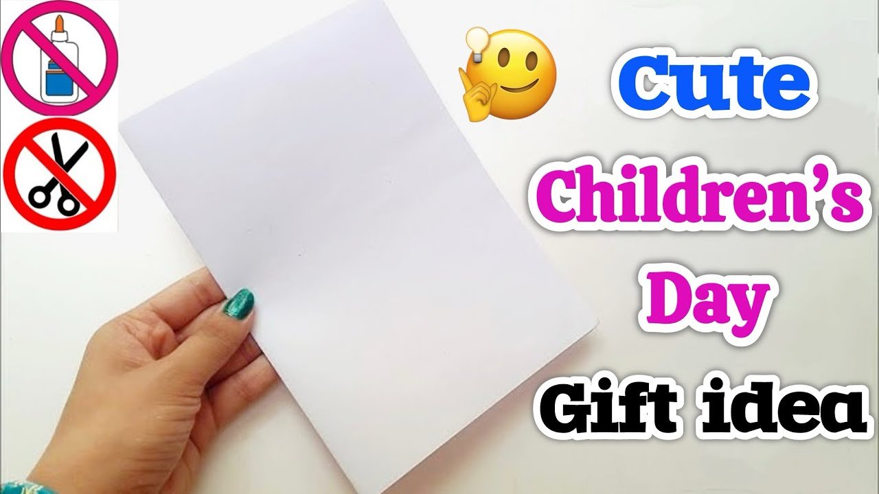 Easy & Beautiful Happy Children’s Day Greeting Card | diy children day card | children’s Day gift