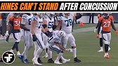 Nyheim Hines Leaves with a Concussion | Struggles to stand on Thursday Night Football