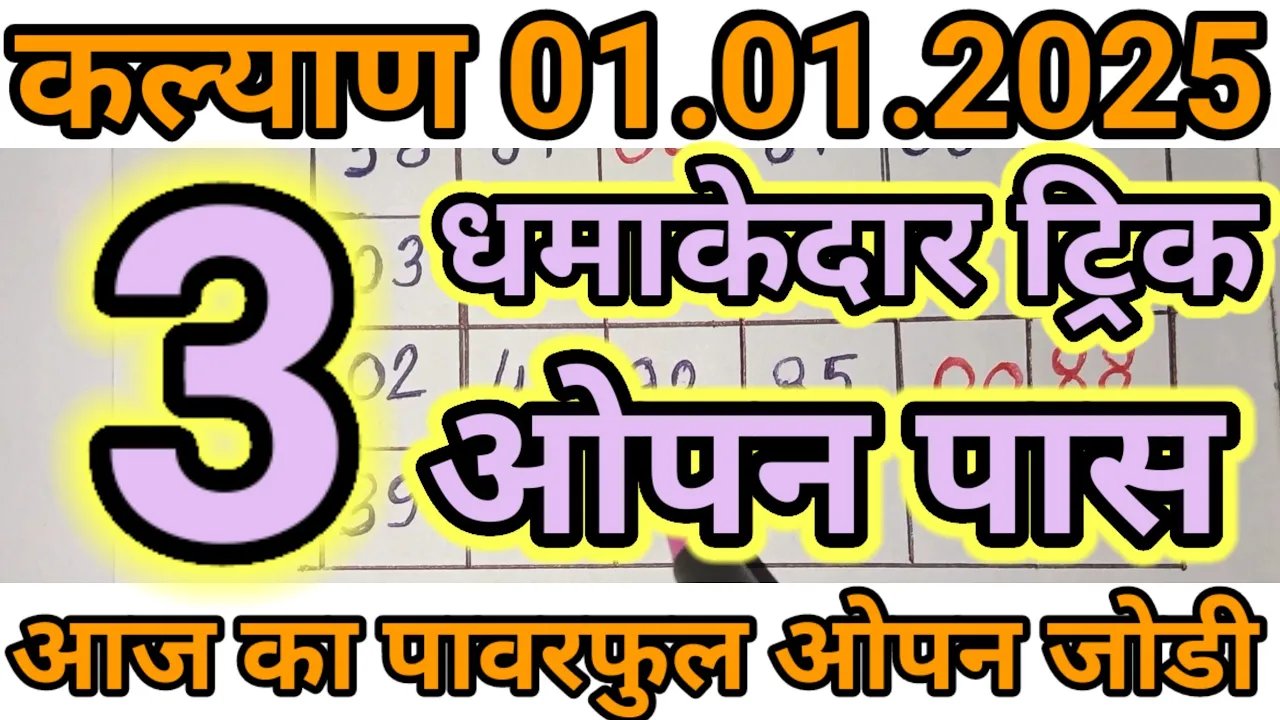 𝐊𝐚𝐥𝐲𝐚𝐧 𝐁𝐚𝐳𝐚𝐫 01-01-2025 | 𝐊𝐚𝐥𝐲𝐚𝐧 𝐒𝐢𝐧𝐠𝐚𝐥 𝐎𝐩𝐞𝐧 | 𝐊𝐚𝐥𝐲𝐚𝐧 𝐂𝐡𝐚𝐫𝐭 | 𝐊𝐚𝐥𝐲𝐚𝐧 𝐁𝐚𝐳𝐚𝐫 𝐎𝐩𝐞𝐧 𝐓𝐨𝐝𝐚𝐲 | 𝐊𝐒𝐌 𝐌𝐀𝐓𝐊𝐀