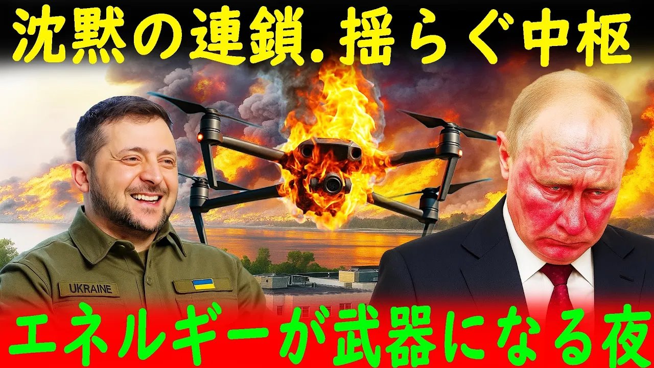ウクライナ“長距離の牙”発動：ロシア中枢を揺さぶるエネルギー戦