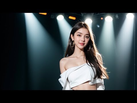 ⚫⚪ Monochrome Grace (모노크롬 그레이스) | AI美女優那 (Yuna)の自信と自由を歌うミュージックスライドショー ✨
