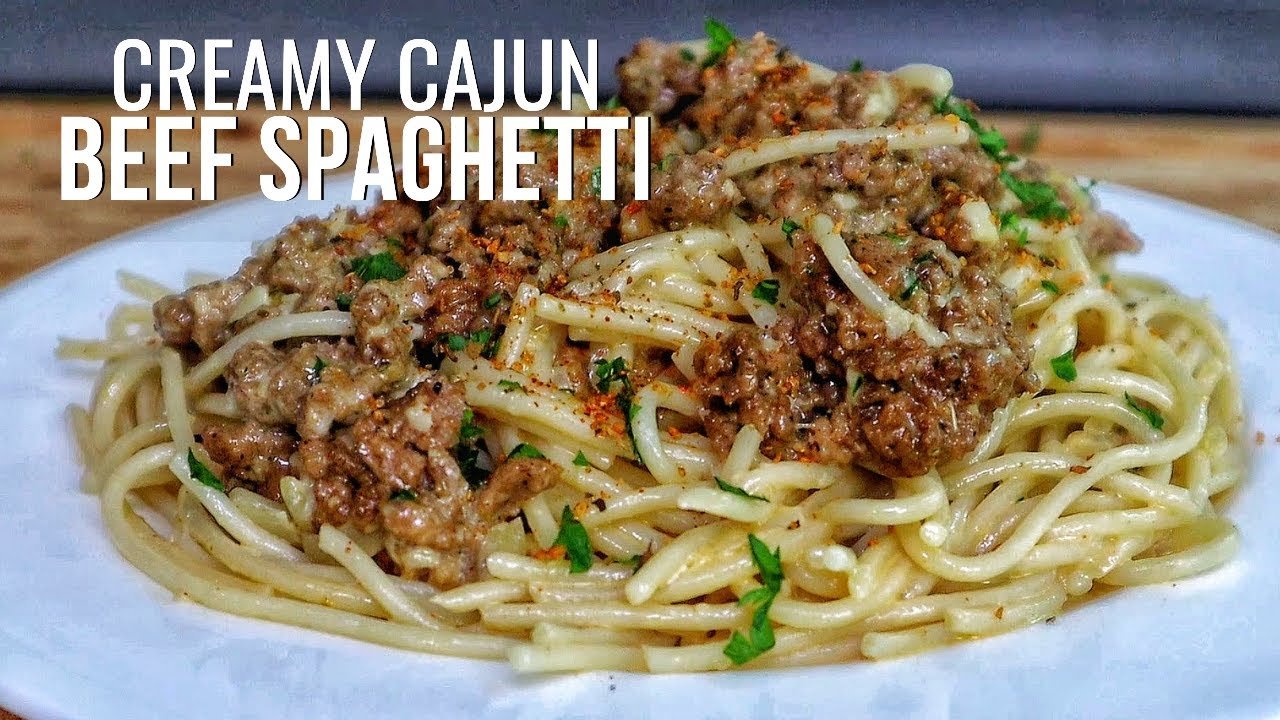 This Cajun Beef Spaghetti Will Blow Your Mind...