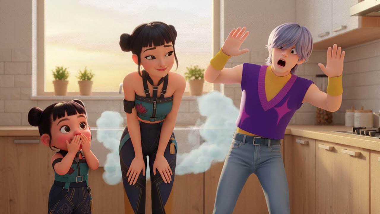 🚽🏆 Fart Competition in Mystery’s House 💨 | KPOP Demon Hunters