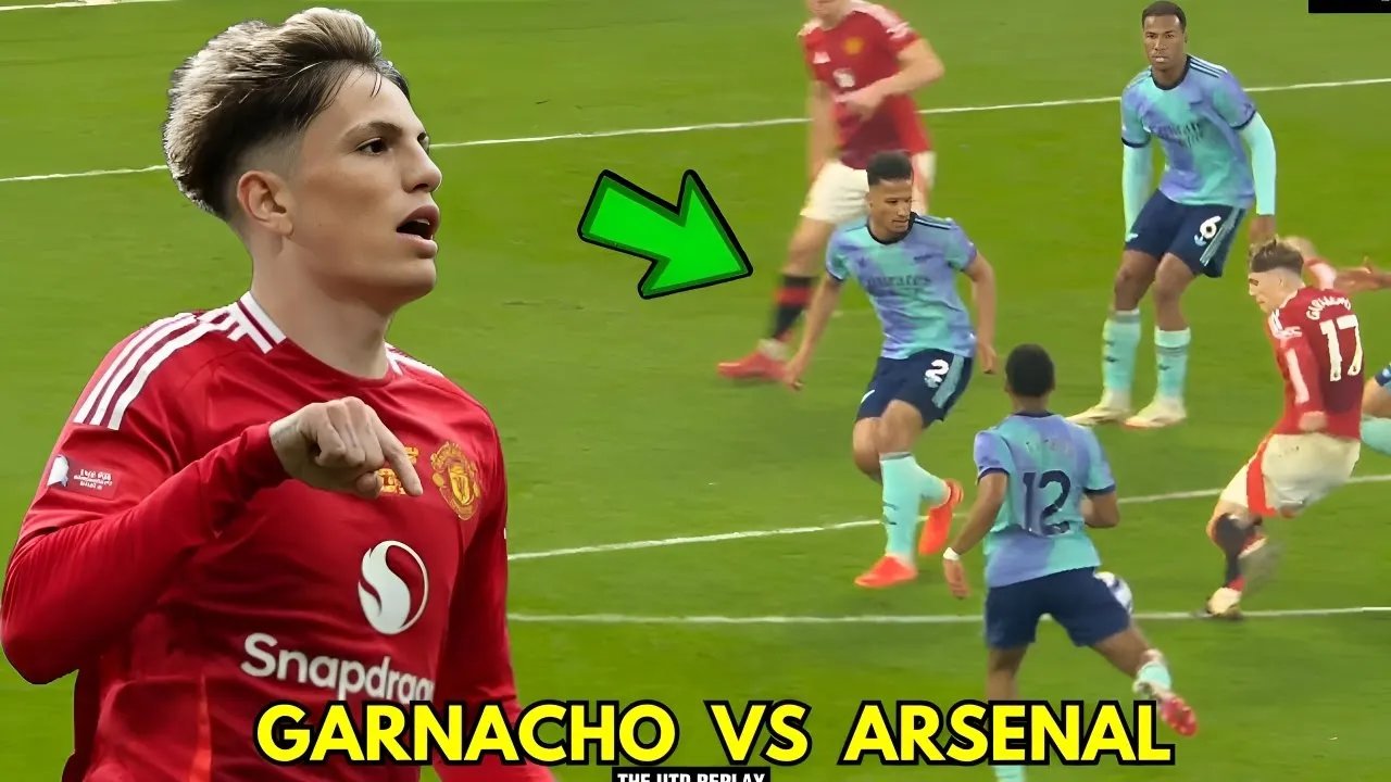 Alejandro Garnacho VS Arsenal!🔥 Every Single Minute Played.