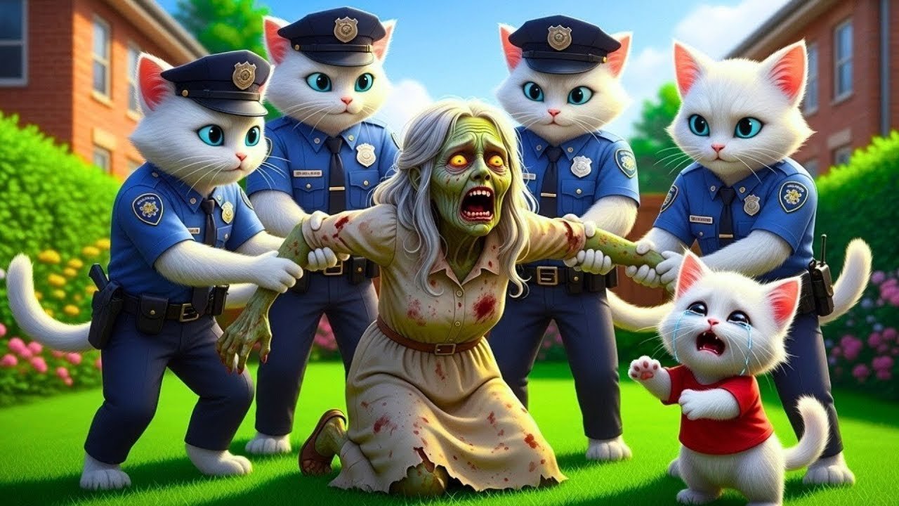 😱 OMG! 🧟 Zombie Mother Breaks In ⚡ Baby Kitte...