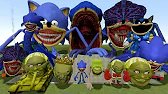 DESTROY ALL SHIN SONIC TAPES EXE FAMILY AND LIN GANG MELON SPARTAN KICK in BIG HOLE Garry's Mod