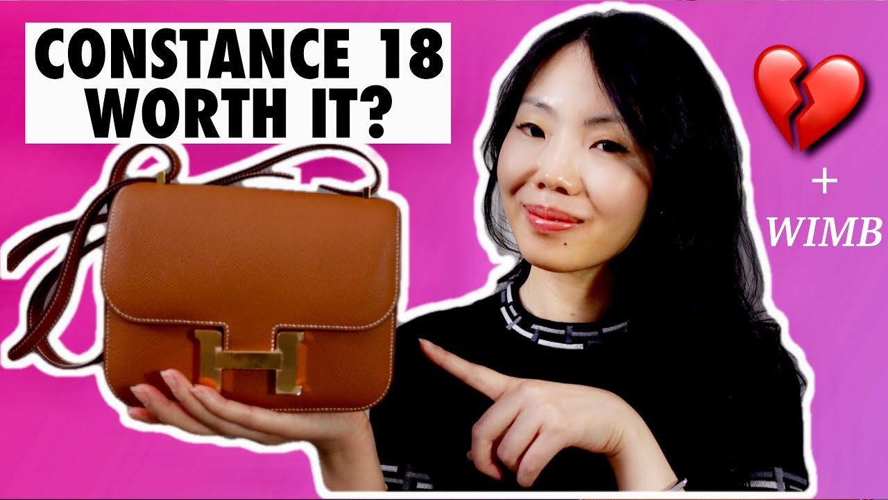 Hermès Constance Mini Review✨ Wear & Tear💔 Would I BUY IT AGAIN?!🧐😲 What’s in My Bag👜 FashionablyAMY