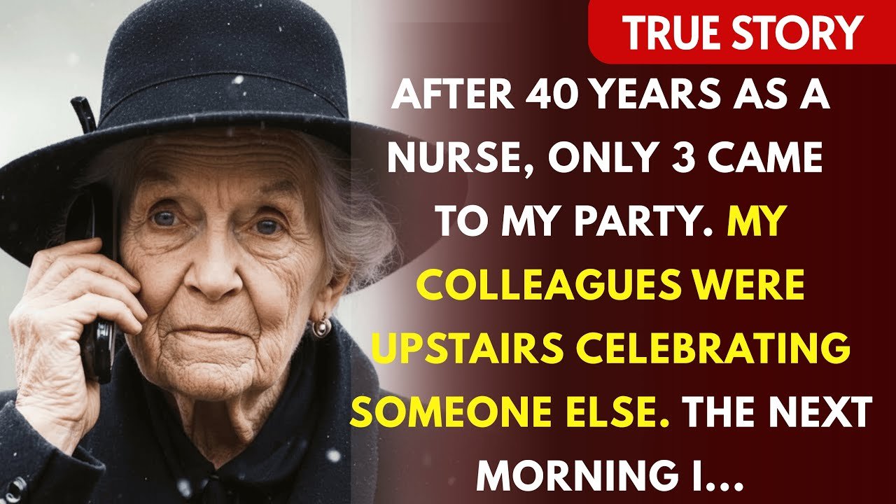 At My Retirement Party After 40 Years, Only 3 People Showed Up. The Other 29 Were Upstairs Celebr...