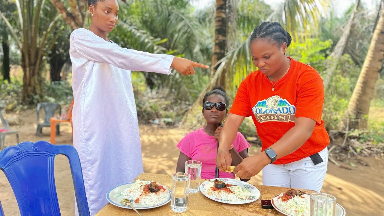 GHOST SISTER SAVED BLIND NEICE FROM EATING POISON FOOD WICKED STEPMOM PREPARED