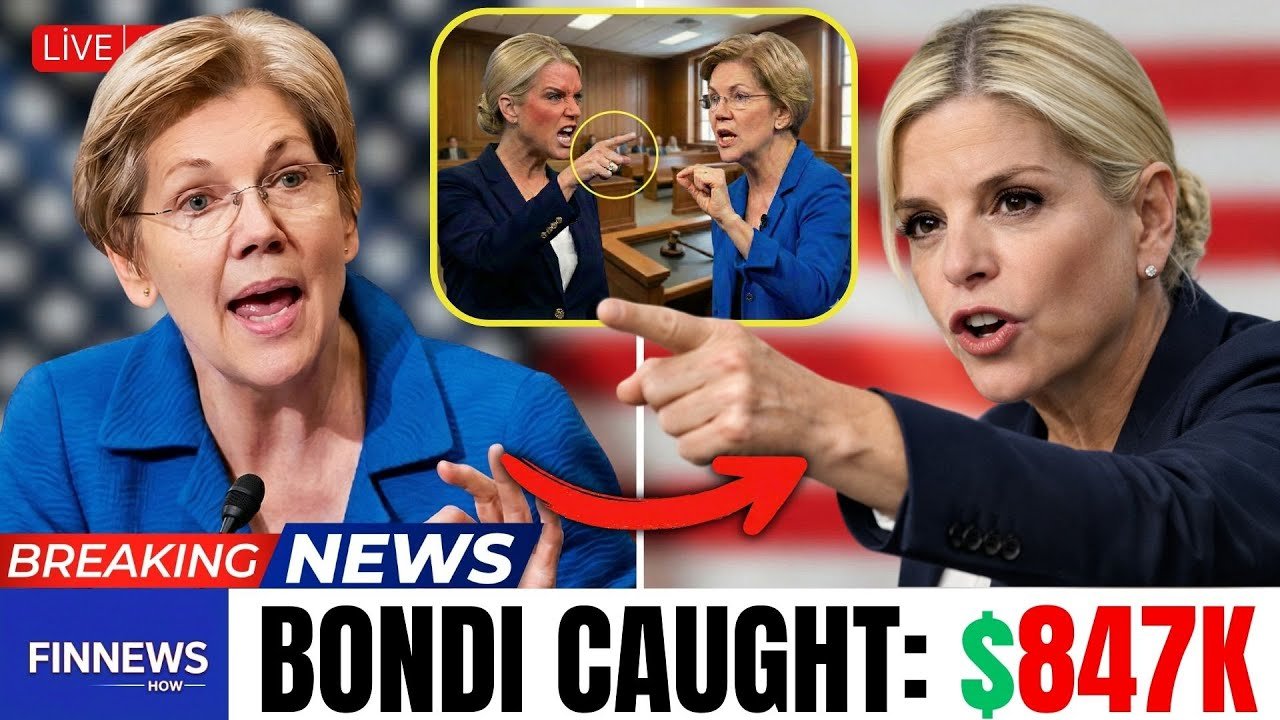 Warren Reveals $847,000 in Russian Ties During Senate Hearing — Bondi Remains Silent
