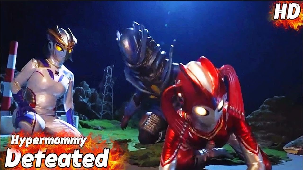 [Heroine highlight] Ultrawoman Hyper Mommy vs Orc Superheroine Defeated #Superheroines #powerrangers