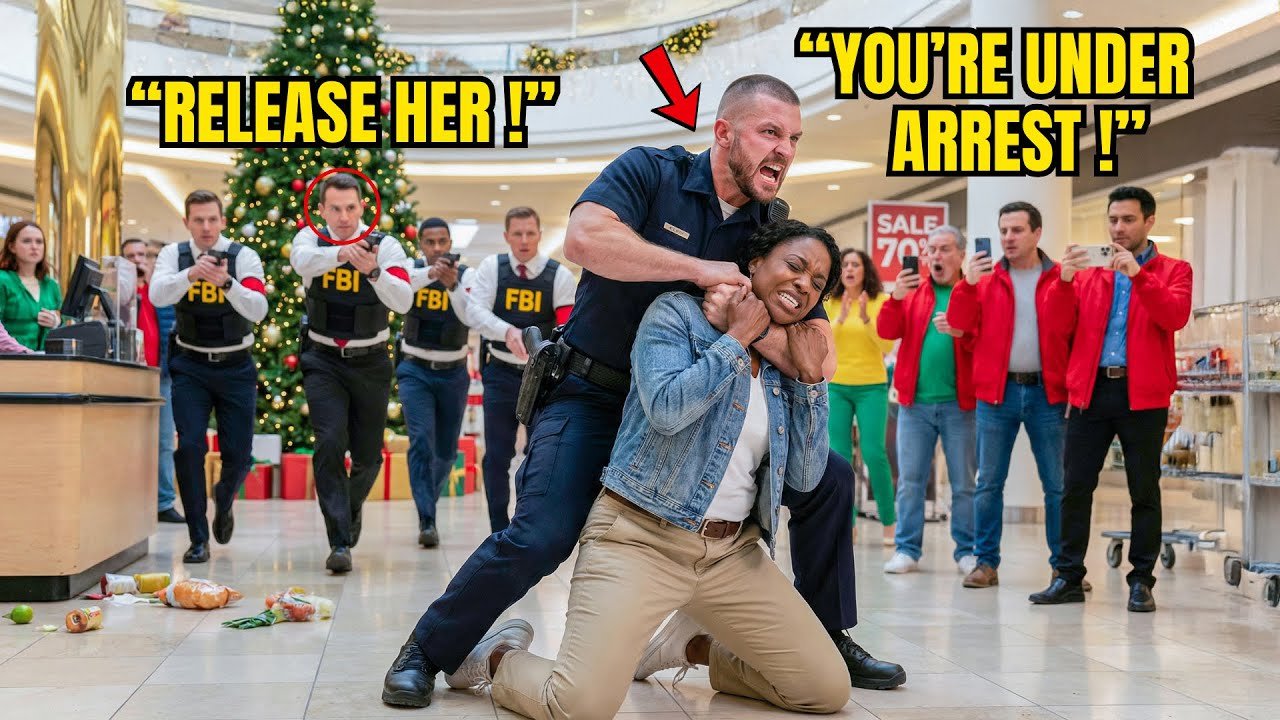 Cop Choked Black Woman in Mall — Seconds Later, Federal Agents Surrounded Him