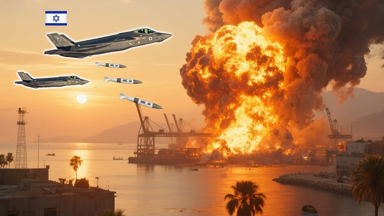 F-35I Adir of Israel in Action – Houthi Port ...