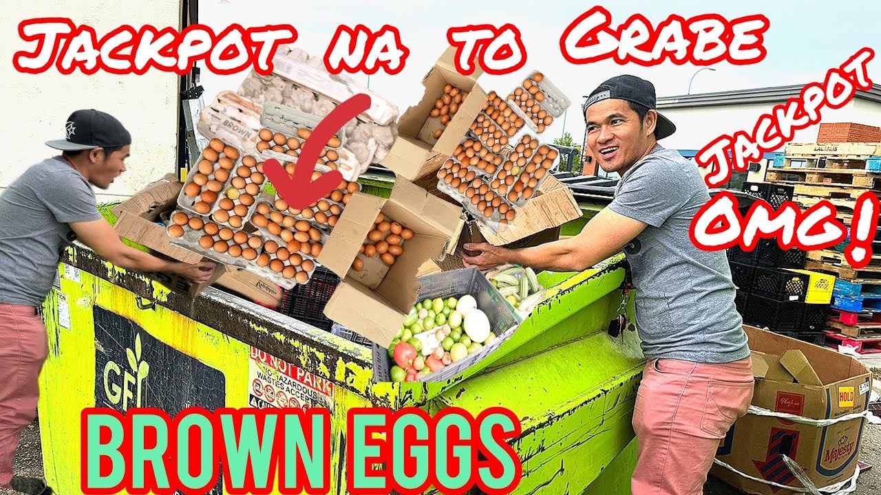 DUMPSTER DIVING/GRABE DAMING ITLOG AT MY CHIKO PA/LIFE IN CANADA#viral#trending #jackpot