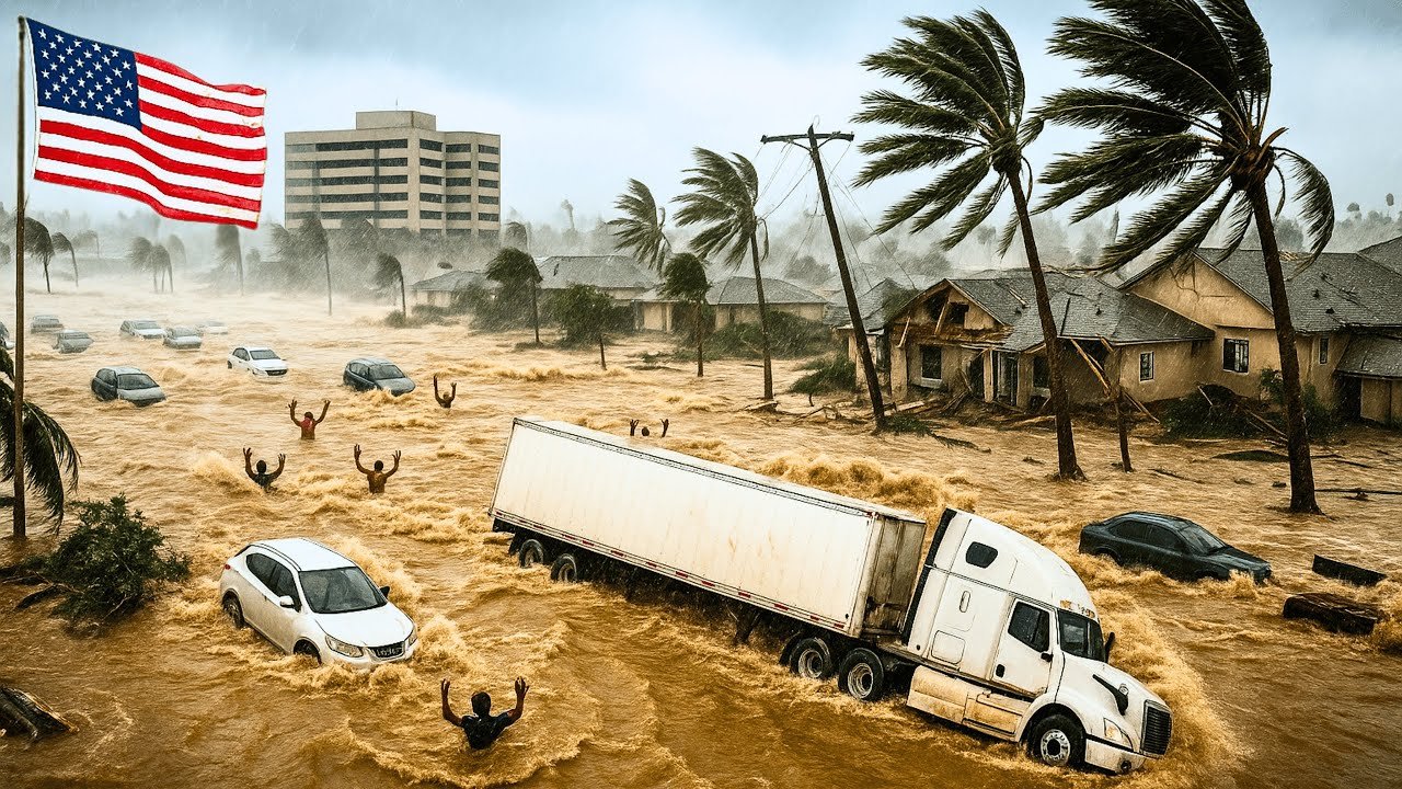 CHAOS in California! Catastrophic Mud and Flood Disaster Wipes Out Cars and Houses in Oak Glen