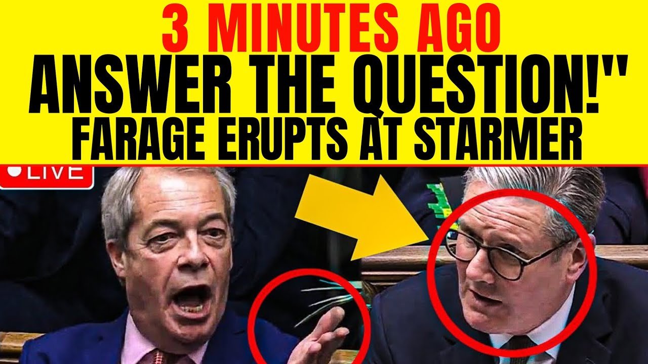 Labour in MELTDOWN as Farage DESTROYS Starmer at PMQs