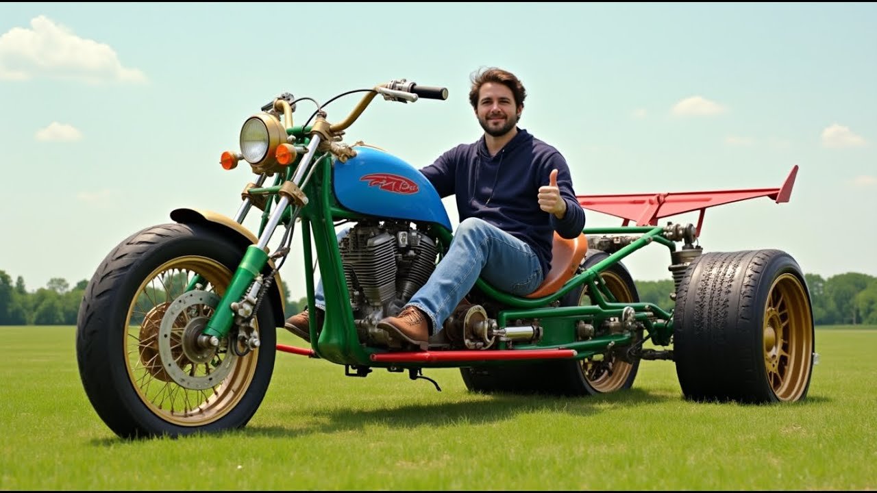 Building a "Super Tractor" from Old Motorcycl...