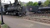 Steam train wheel slip