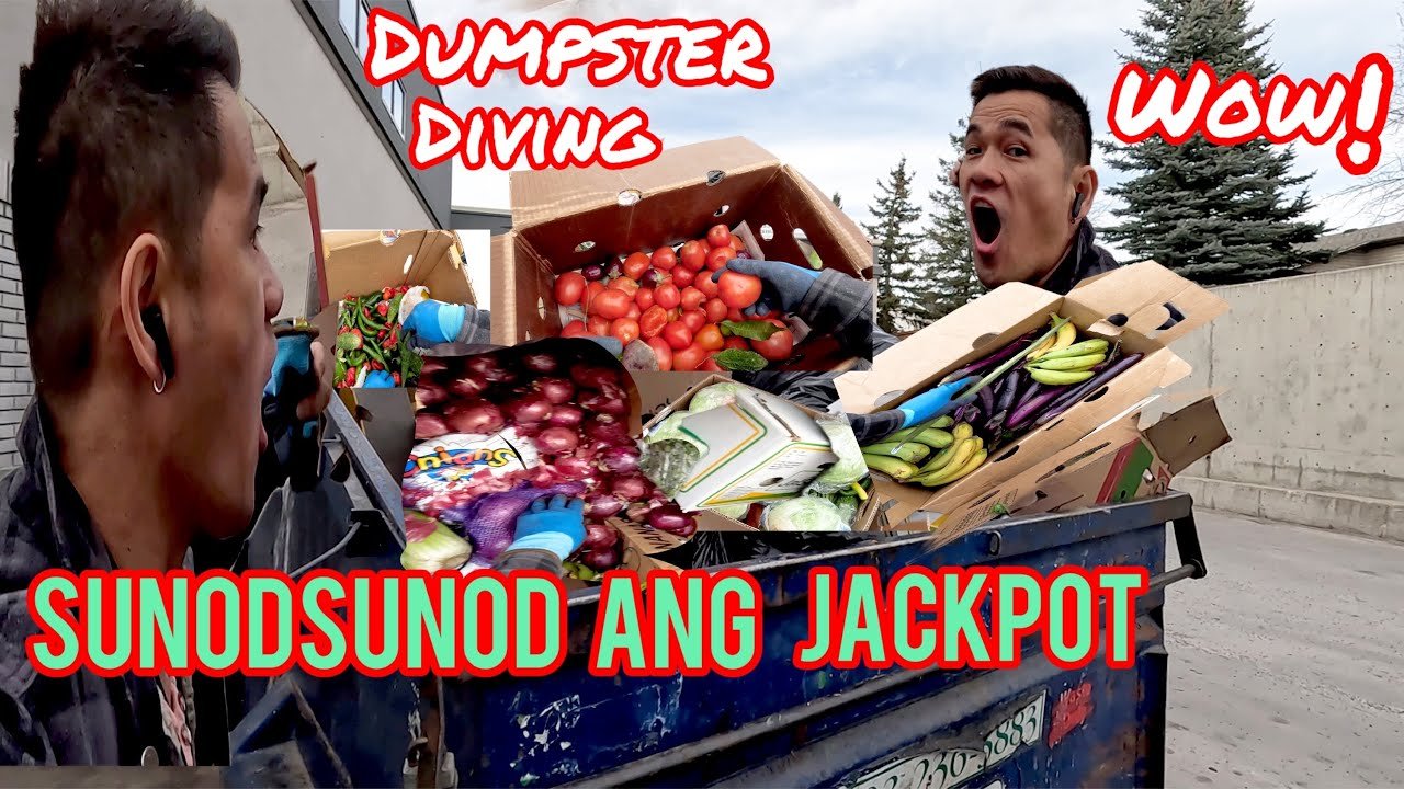 DUMPSTER DIVING/GRABE MALA GINTO ANG PRESIYO TINATAPON LNG SA BASURAHAN/LIFE IN CANADA#trending