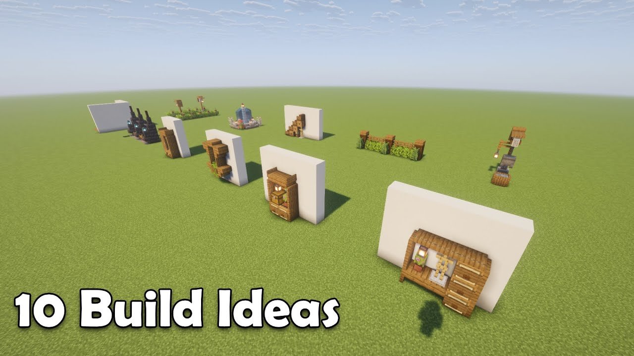 10 Decoration Build Ideas To Try In Minecraft!
