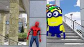GTA 5 Epic Ragdolls RED SPIDERMAN VS RED MINION VS GREEN MINIONEuphoria Physics & Funny Fails