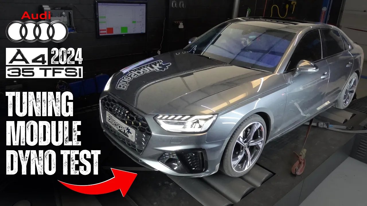 Audi A4 35 TFSI (2024) 2.0 148bhp/150ps Dyno Test – Bluespark Tuning Box