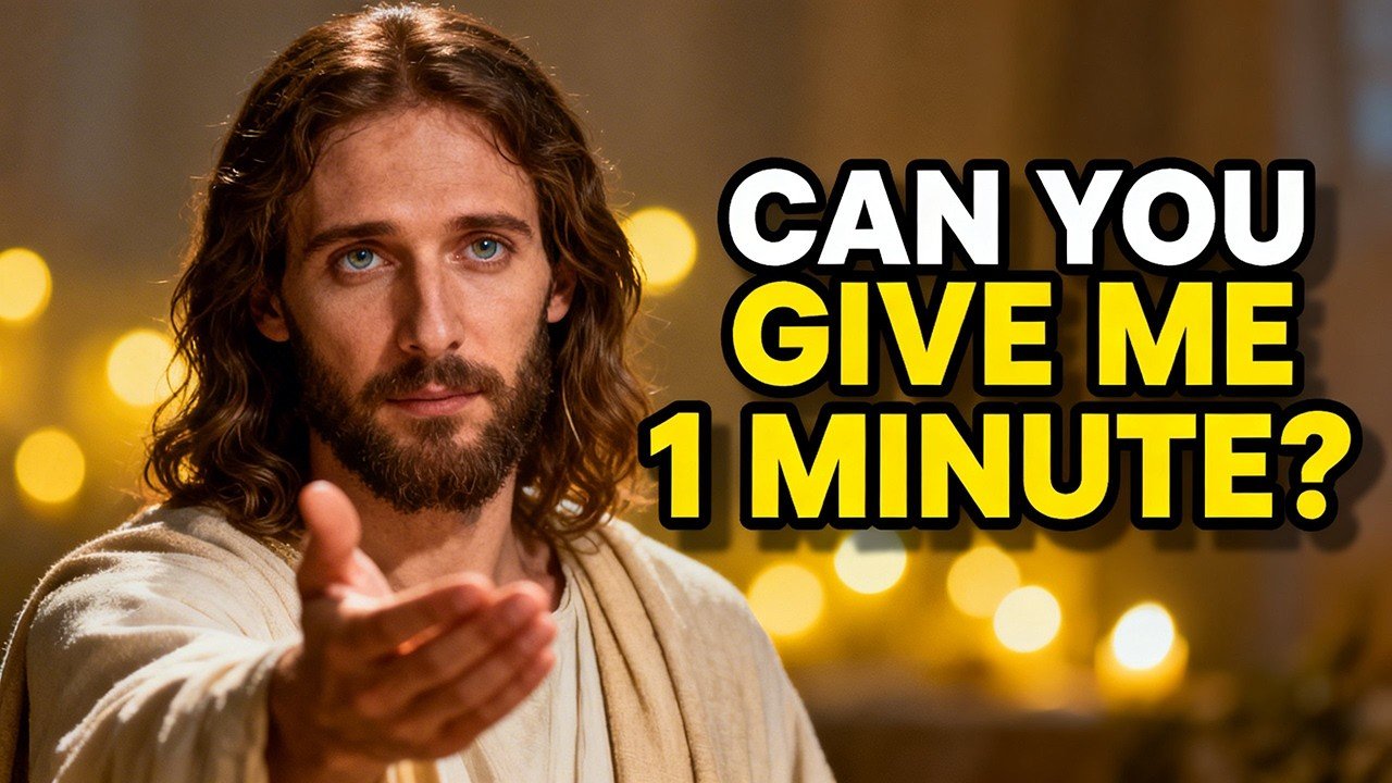 GOD SAYS;- GIVE ME 60 SECONDS. IT'S WORTH IT.. | GOD'S MESSAGE FOR YOU TODAY