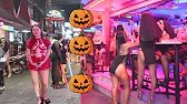 [4K] Soi 6, Pattaya Nightlife Thailand Halloween night october 31 #pattaya