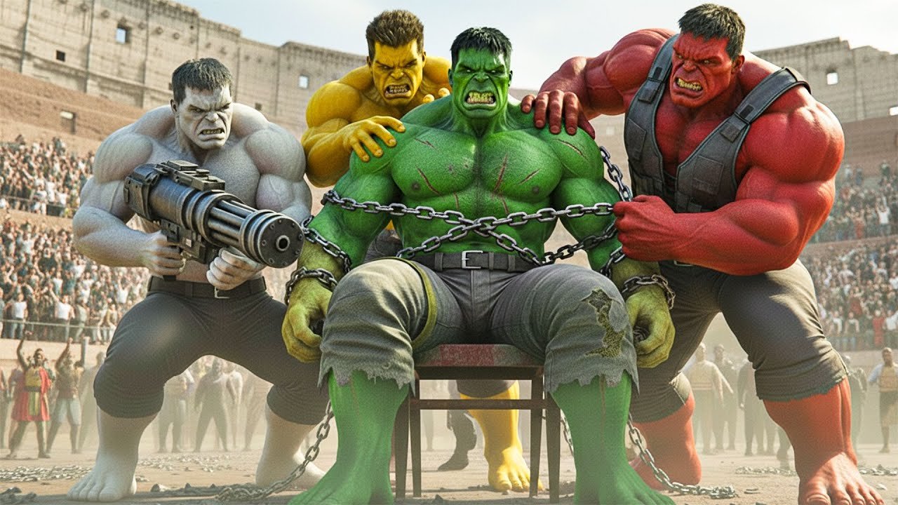 Hulk Falls in the Arena… Then His Younger Brothers Combine Their Powers 💥⚡ Epic Team Up