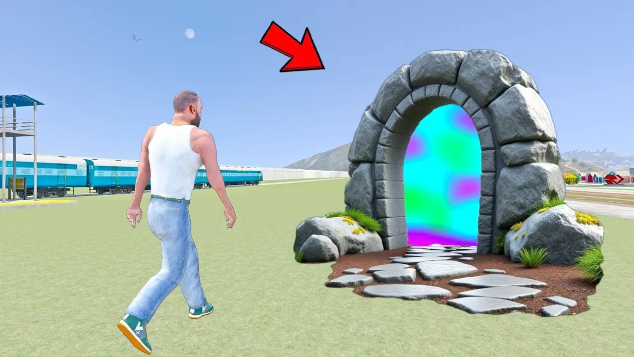 FRANKLIN FOUND A MAGICAL PARKOUR PORTAL IN INDIAN BIKES DRIVING 3D