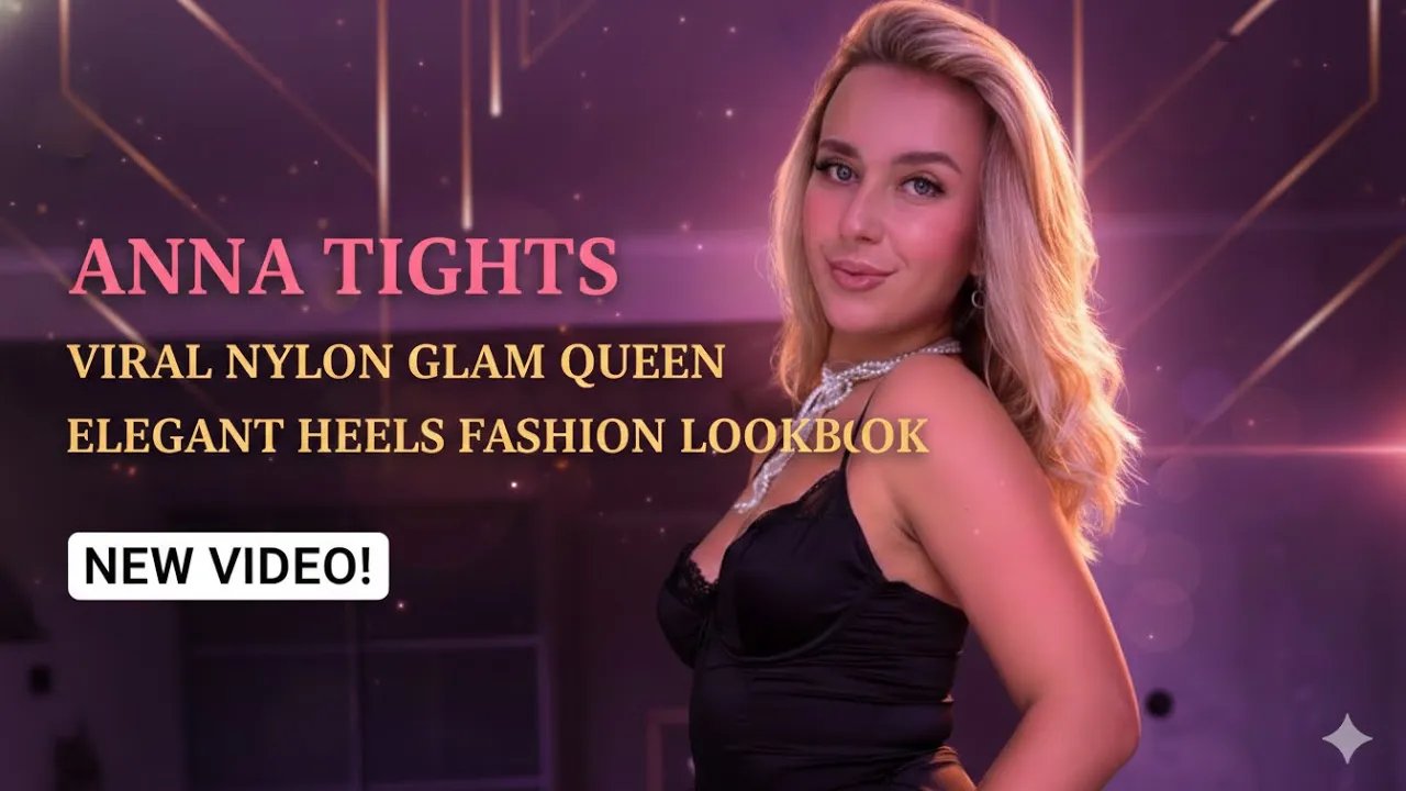 Anna Tights – Viral Nylon Glam Queen | Elegant Heels Fashion Lookbook, Bio & Wiki, Facts
