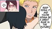Boruto Comic Dub / Naruto Tries To Awaken Sarada's Mangekyou