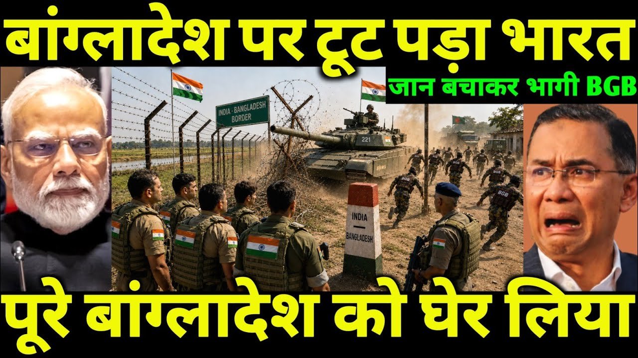 India-Bangladesh Border Tension Explodes | BSF vs BGB Faceoff at Teen Bigha Corridor